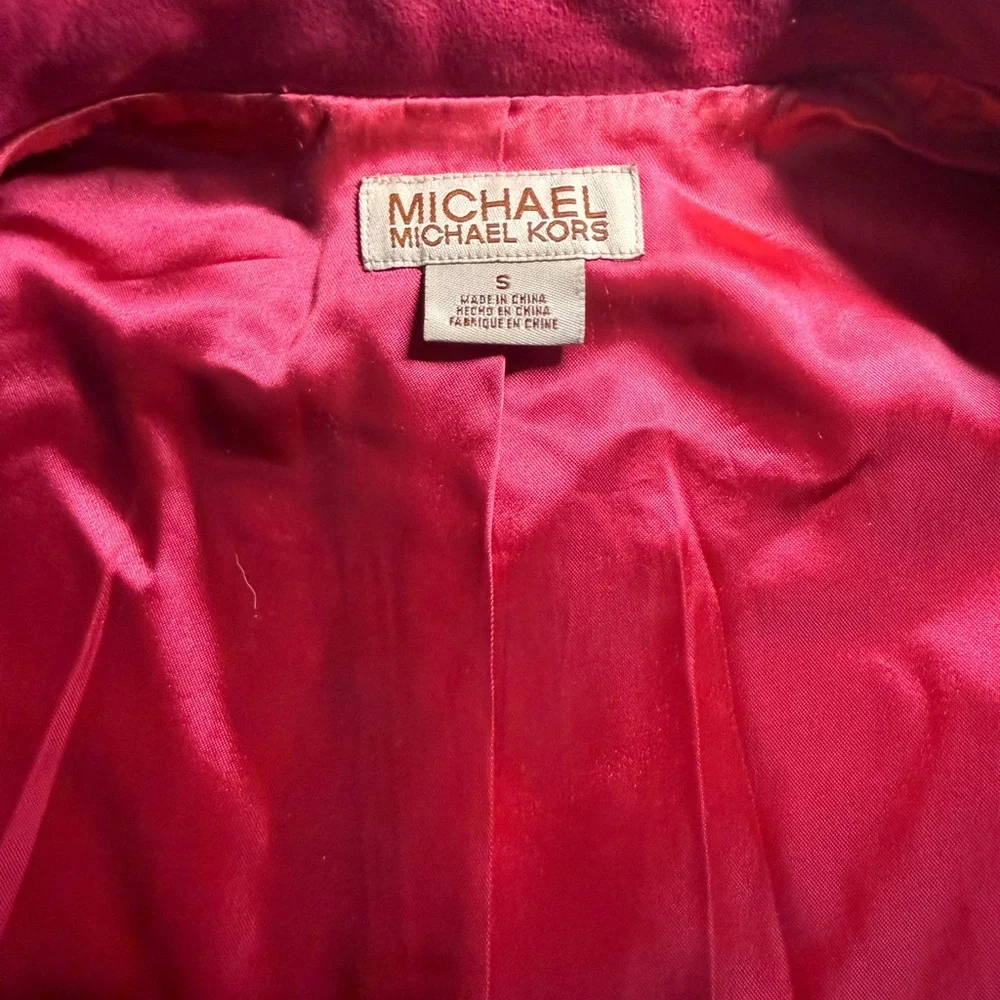 Michael Kors‎ Pink Suede Jacket